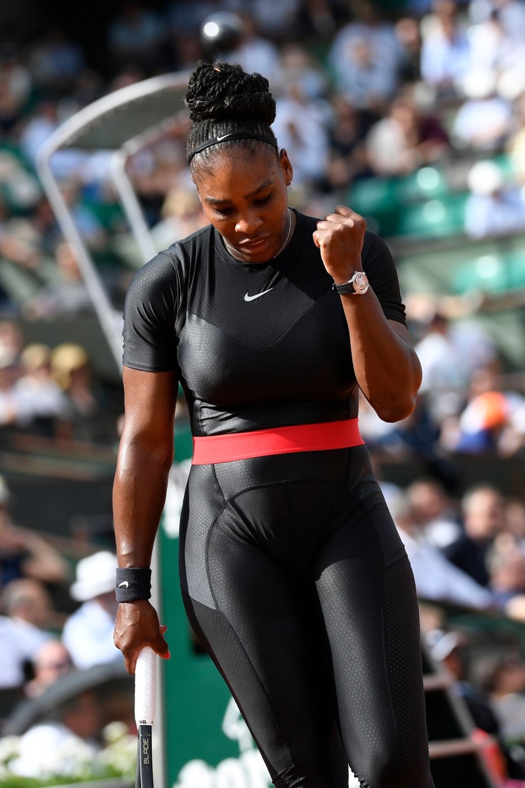 Serena Williams is back at a grand slam for the first time since winning the 2017 Australian Open while pregnant. Photo: AFP Serena Williams is back at a grand slam for the first time since winning the 2017 Australian Open while pregnant. Photo: AFP