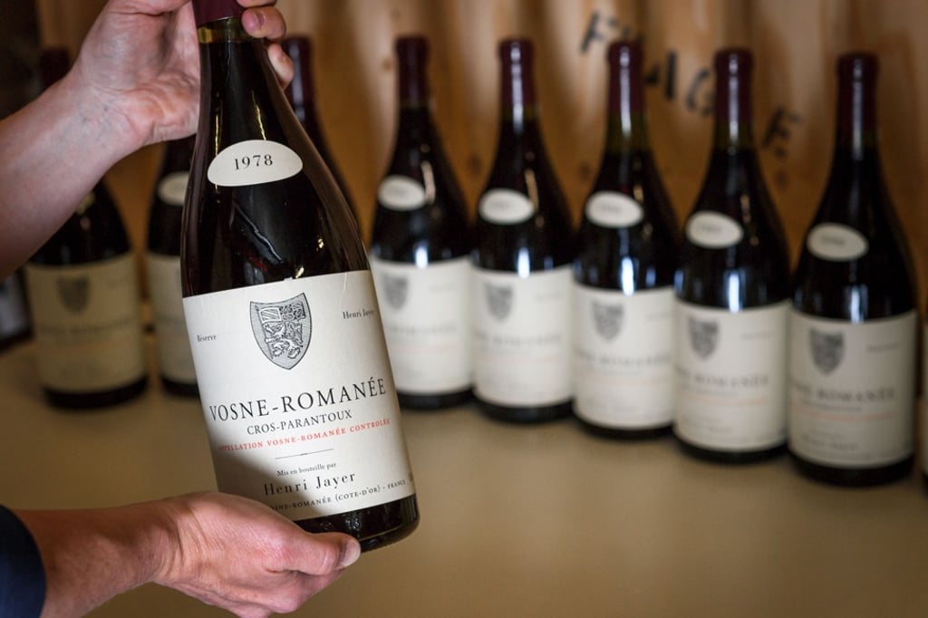 Vosne-Romanee 1er cru Cros Parantoux wine by the late French winemaker Henri Jayer. Photo: AFP