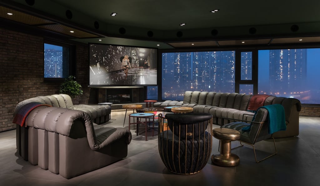 With interiors by Shum, The Playhouse evokes a New York loft with decidedly Hong Kong surroundings. With interiors by Shum, The Playhouse evokes a New York loft with decidedly Hong Kong surroundings.