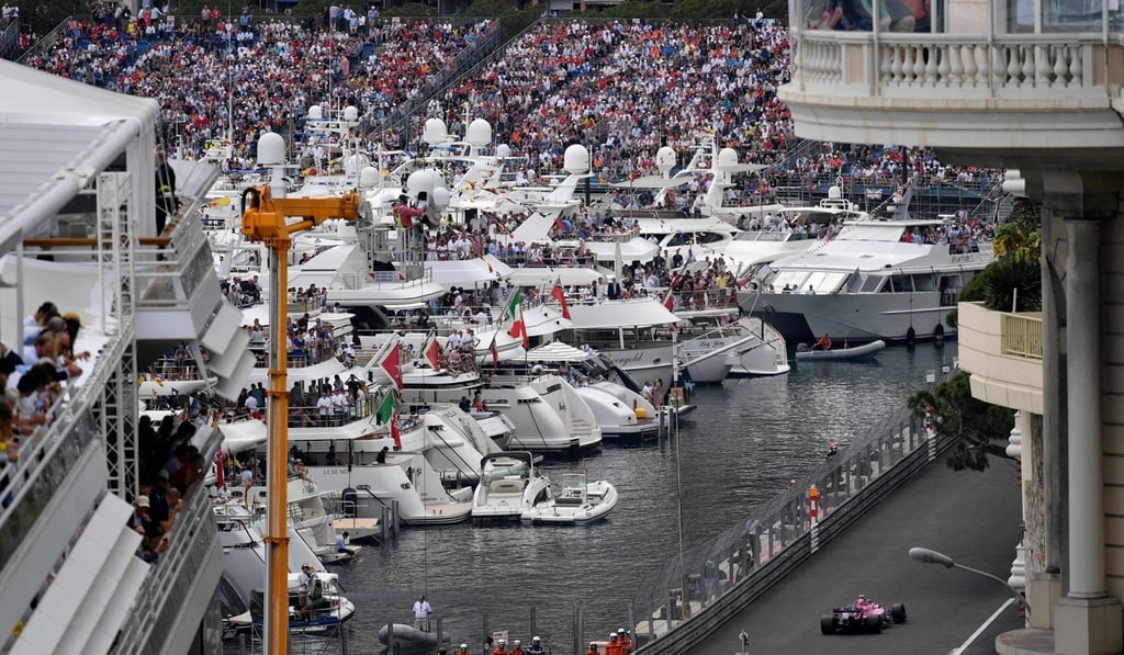 Spectators watch the Monaco Grand Prix from their luxury yachts. Photo: AFP Spectators watch the Monaco Grand Prix from their luxury yachts. Photo: AFP