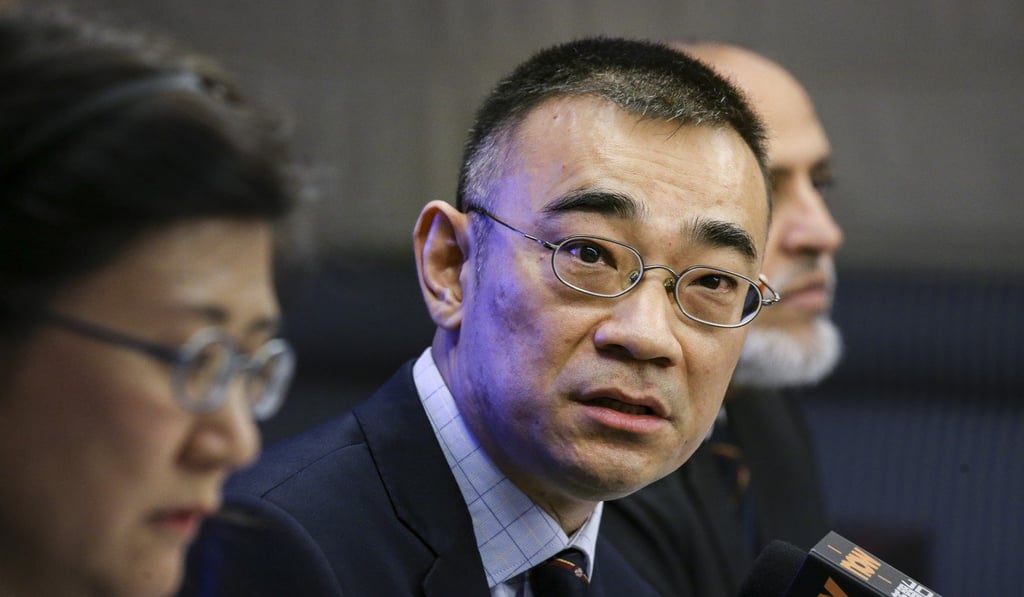 There were reports Melissa Pang (left) would succeed Thomas So (centre) as Law Society president. Photo: Dickson Lee