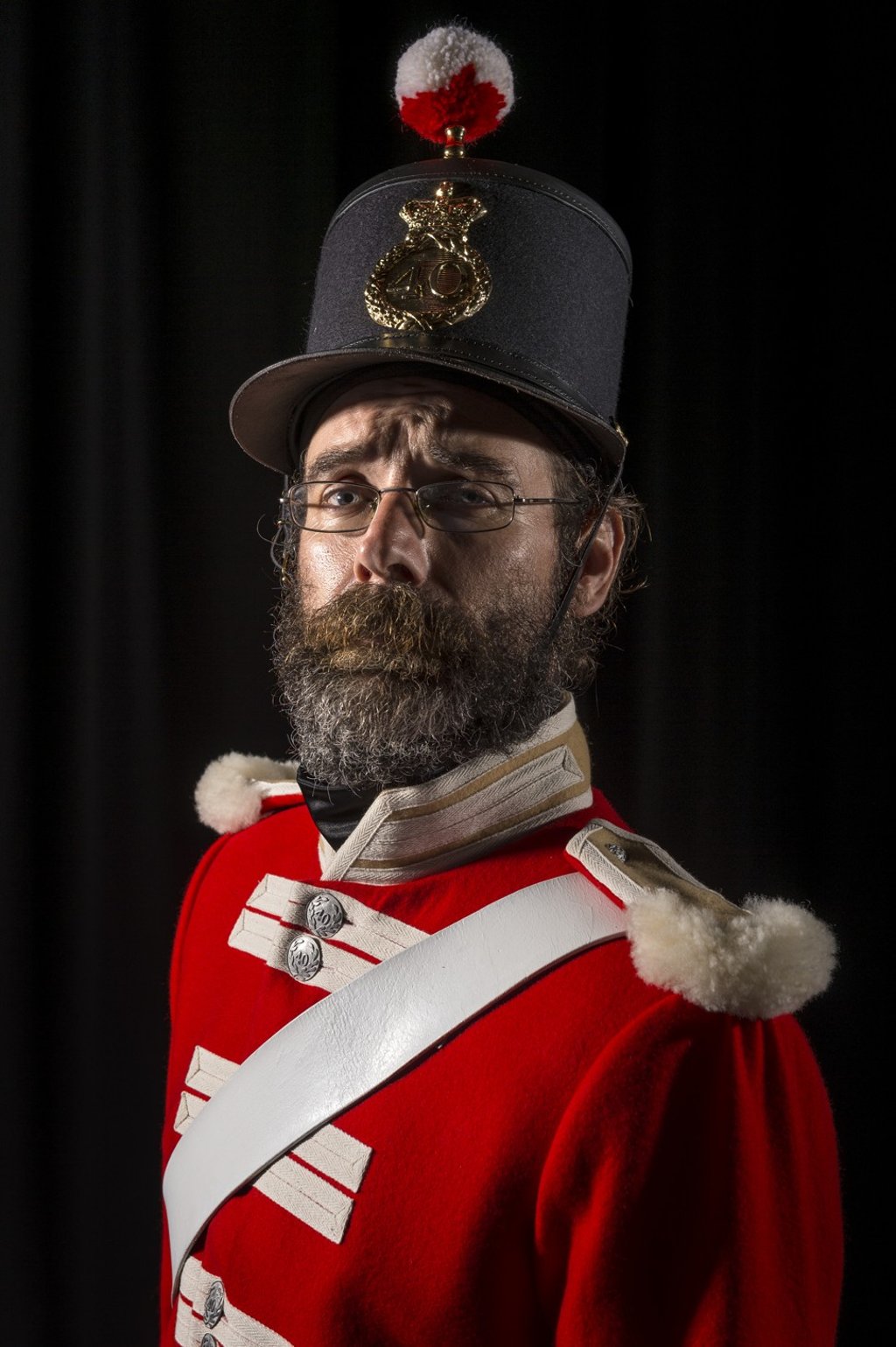 A British soldier’s costume at Sovereign Hill. Photo: Dylan Burns