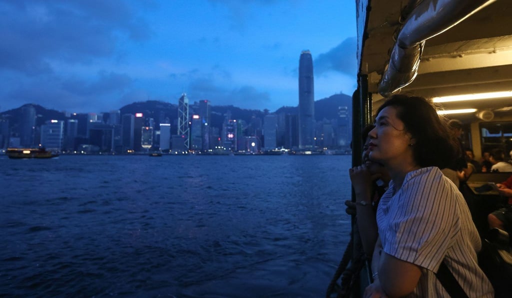 The Hong Kong skyline. The government ran a record budget surplus of HK$138 billion for the last financial year. Most of the largesse was due to stamp duty, the stock market and land sales. Photo: AFP