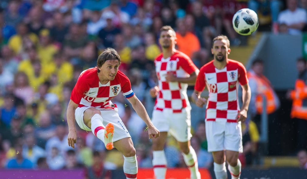 Croatia’s Luca Modric said he was keen to see Neymar at Real Madrid. Photo: EPA