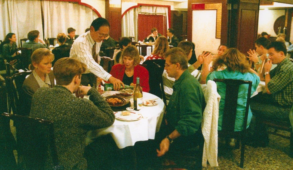 A busy evening at American Restaurant in March 1995. Long after credit cards became popular, it would only take payment in cash. Photo: SCMP