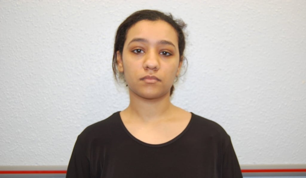 Rizlaine Boular, 22 and sister of Safaa Boular, has pleaded guilty to terrorism charges after a covert operation by counterterrorism police and MI5 in Britain. Photo: Reuters