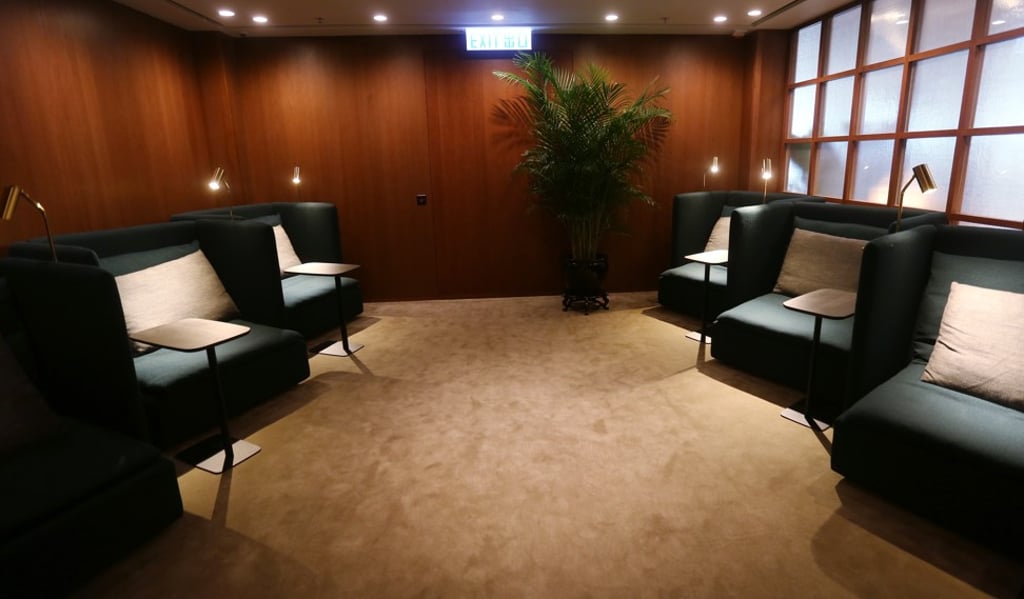 Cathay Pacific’s latest lounge at Hong Kong International Airport, The Deck, takes the stress out of travelling for business customers. Photo: Xiaomei Chen