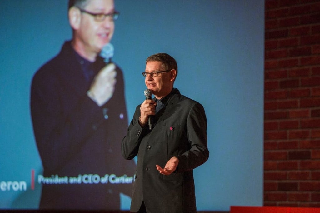 Cyrille Vigneron, president and CEO of Cartier, says the awards aim to help women’s ideas grow.