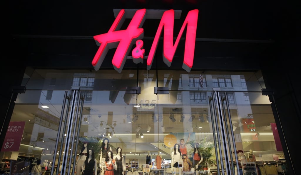 A H&M store is shown in New York. Photo: AP