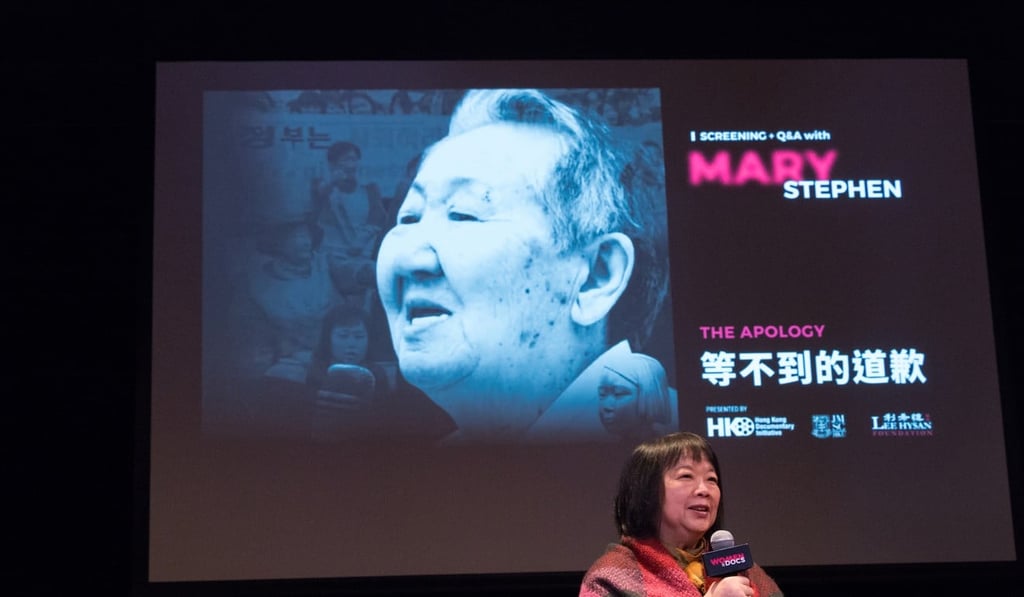 Paris-based Canadian-Chinese editor Mary Stephen at a seminar organised by the Hong Kong Documentary Initiative at HKU in February.