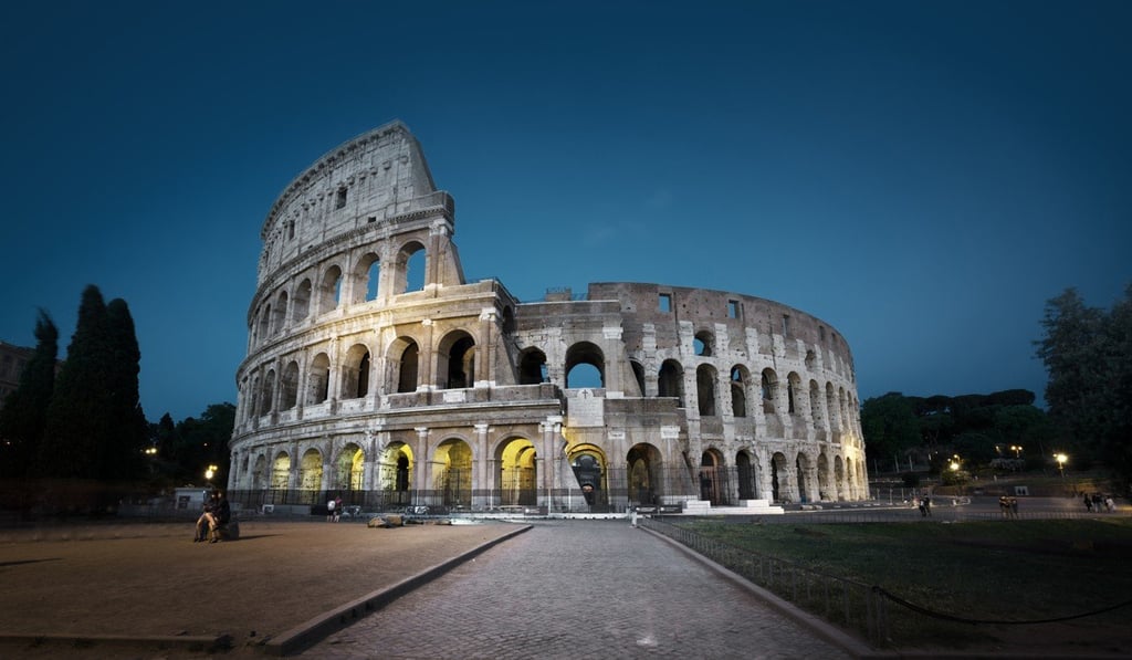 The Colosseum at night. Photo: Shutterstock