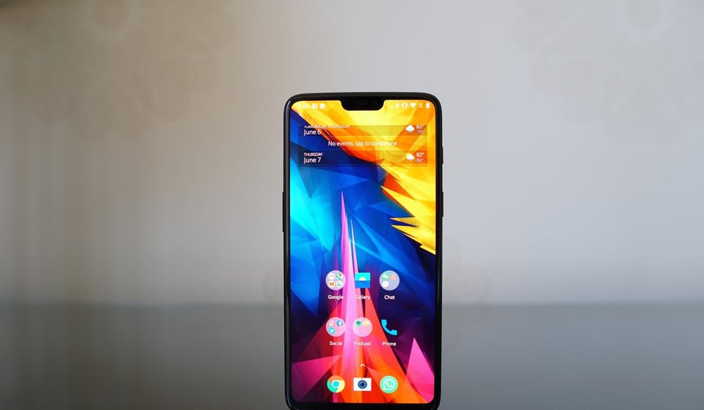 The OnePlus 6, newly released. Look out for the Post’s review of the handset. Photo: Ben Sin