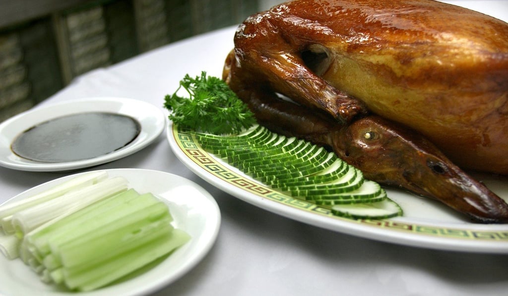Spring Deer Restaurant’s Peking duck.