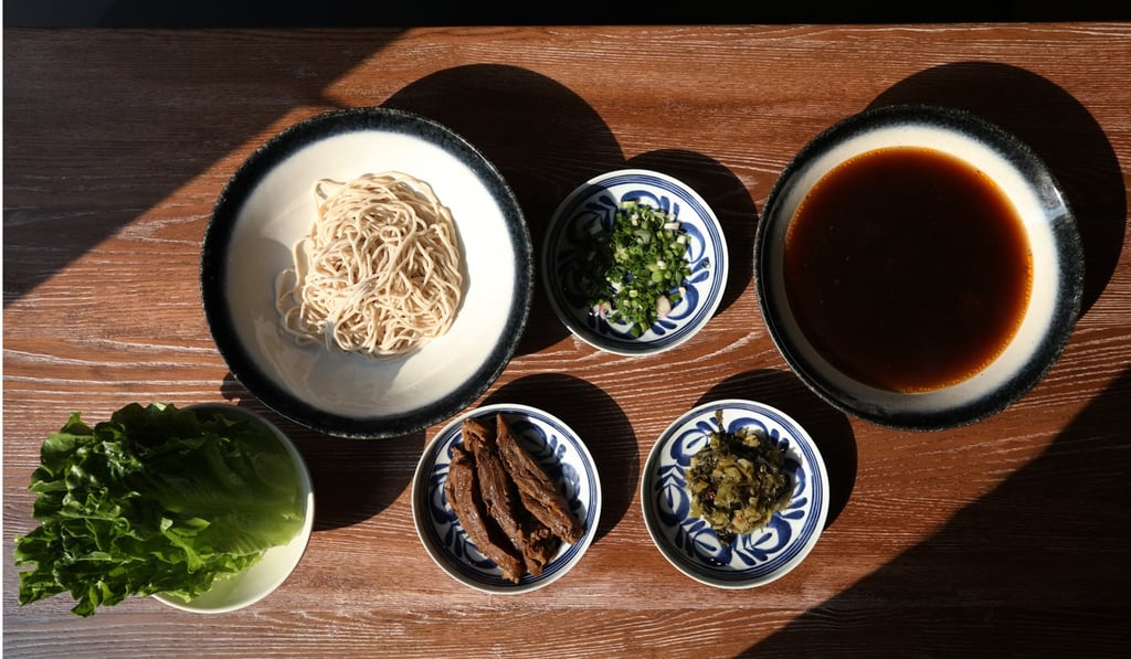 Ingredients for Taiwanese beef noodles at Iron Cow. Photo: Tory Ho