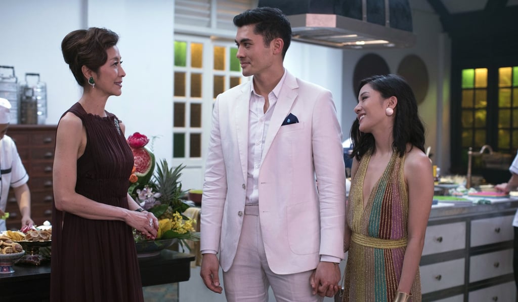 (From left) Michelle Yeoh, Henry Golding and Constance Wu in a scene from Crazy Rich Asians. Photo: AP (From left) Michelle Yeoh, Henry Golding and Constance Wu in a scene from Crazy Rich Asians. Photo: AP
