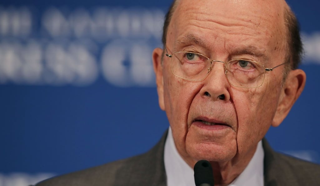 US Commerce Secretary Wilbur Ross delivers keynote remarks during the Newsmakers Luncheon at the National Press Club May 14, 2018 in Washington, DC. Photo: AFP.