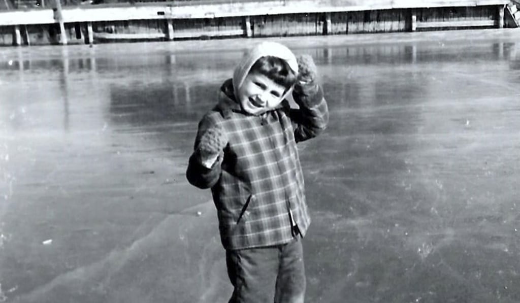 Patti on the ice, circa 1960. Picture: courtesy of Patti Waldmeir