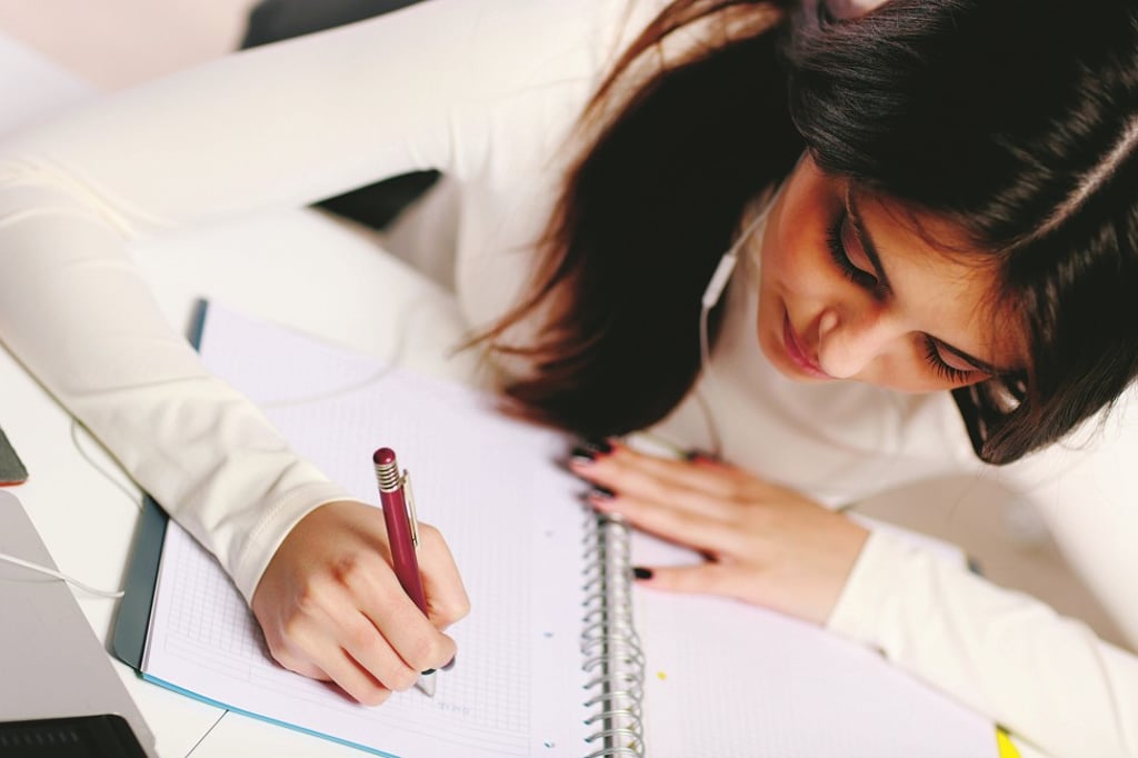 Students who complete their own homework alone are generally more successful. Photo: Alamy Students who complete their own homework alone are generally more successful. Photo: Alamy
