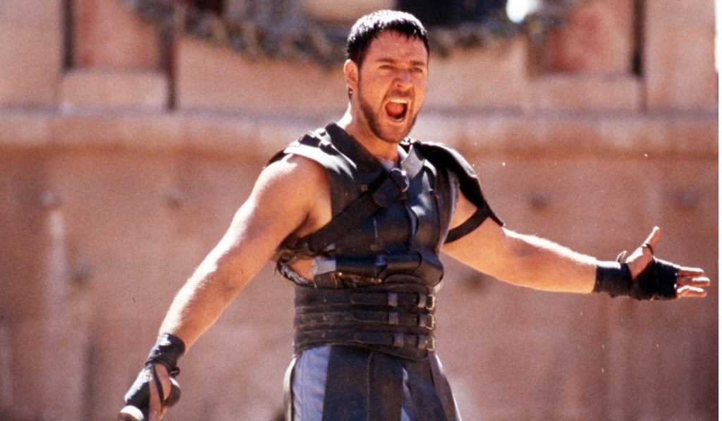 Russell Crowe in a scene from Gladiator. Photo: AP