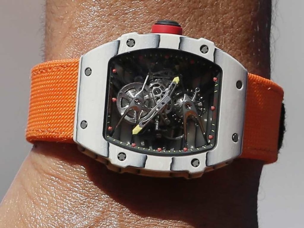 Muscle cramp puts Rafael Nadal s US 725 000 Richard Mille watch in spotlight South China Morning Post