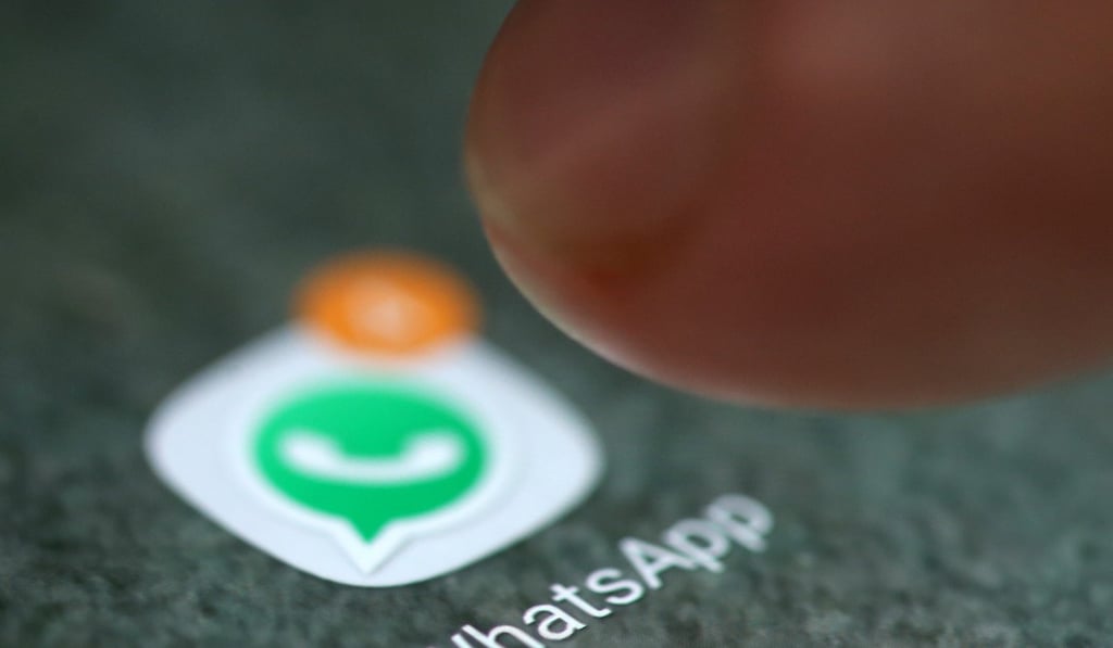 WhatsApp is one of the popular instant messaging systems used by gamblers to place bets. Photo: Reuters/ Dado Ruvic