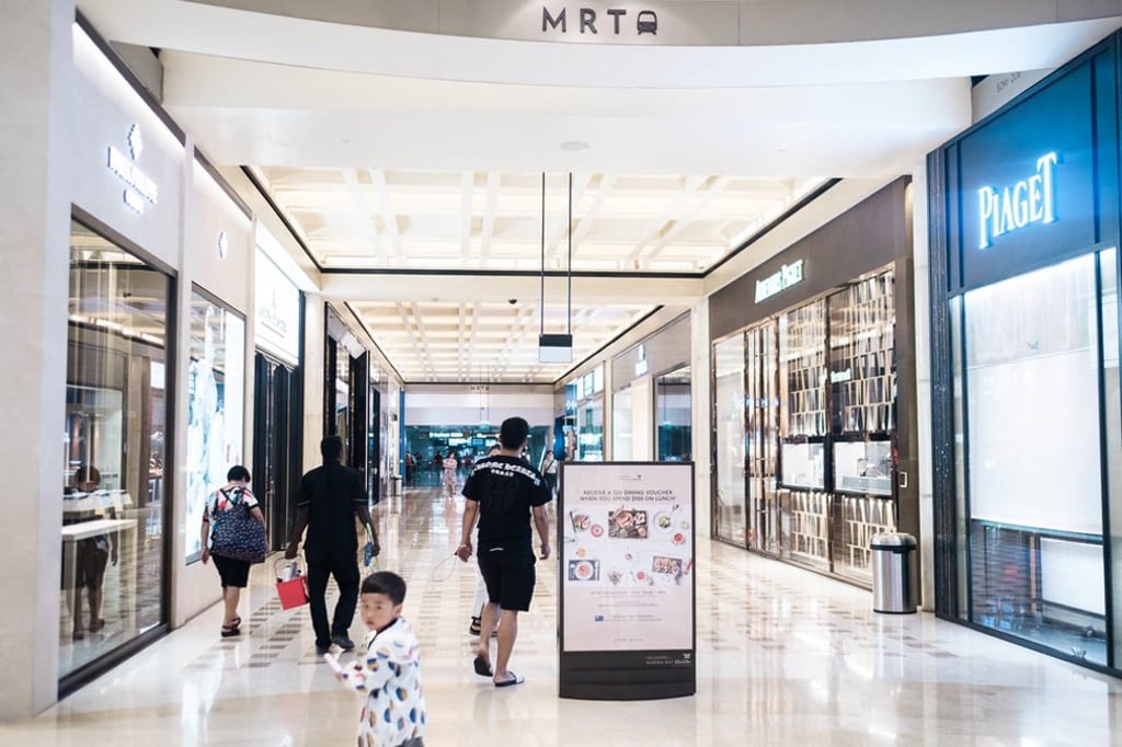 The shopping centre is home to a host of luxury designer brands. Photo: Harrison Jacobs/Business Insider