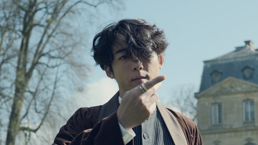 Japanese actor Issey Takahashi, pictured in a scene from Boucheron's short film ‘Cinder Ella’, which co-stars Laetitia Casta. Photo: Boucheron Japanese actor Issey Takahashi, pictured in a scene from Boucheron's short film ‘Cinder Ella’, which co-stars Laetitia Casta. Photo: Boucheron