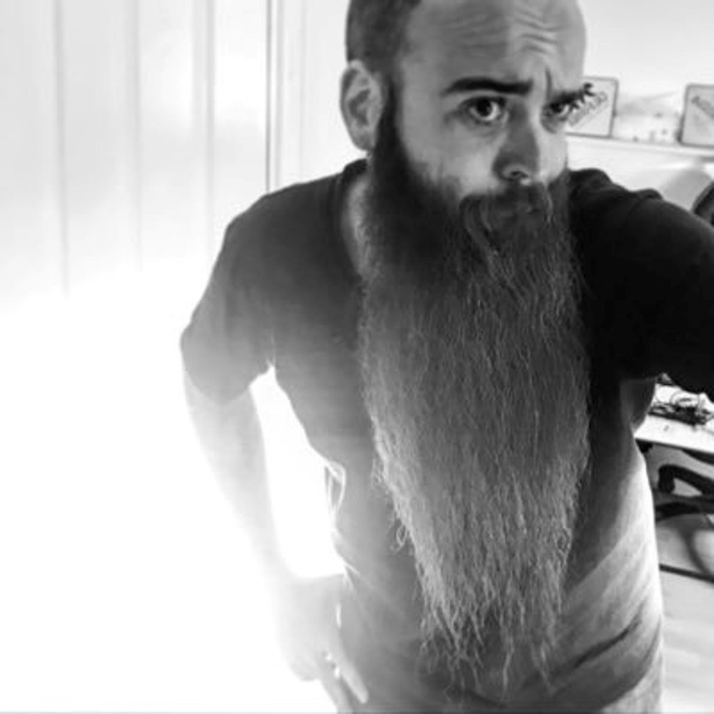 Gal Vallerius shows off his beard in a photo posted to social media. Photo: Twitter