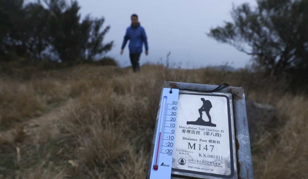 Tai Mo Shan peak is usually the coldest place in Hong Kong and the likeliest to see the mercury fall to zero. Photo: Sam Tsang