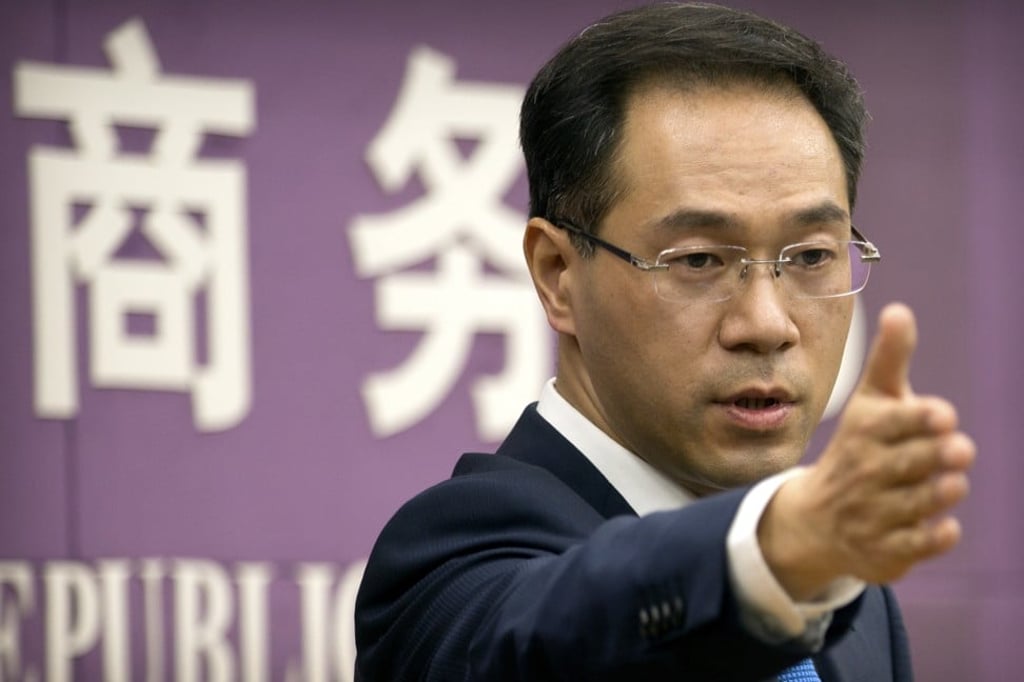 China’s commerce ministry spokesman Gao Feng did not mention the US when speaking about exporters. Photo: AP