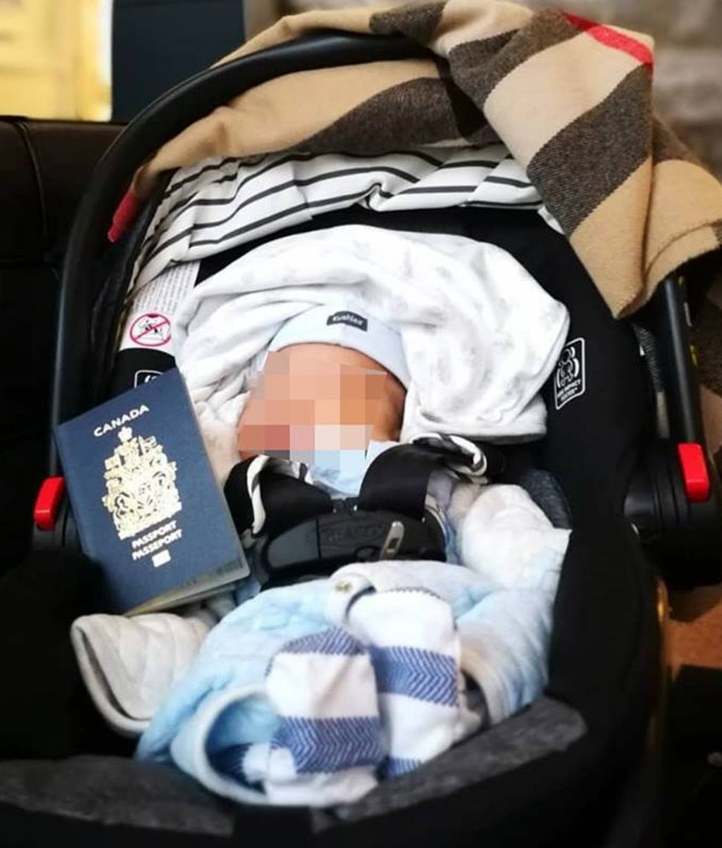 An infant is seen with a Canadian passport, in a photo posted to Instagram by Canadian birth tourism operator, the Baoma Inn. There is no suggestion of wrongdoing by the Baoma Inn or its guests, with birth tourism perfectly legal in Canada. Photo: Instagram / Baoma Inn An infant is seen with a Canadian passport, in a photo posted to Instagram by Canadian birth tourism operator, the Baoma Inn. There is no suggestion of wrongdoing by the Baoma Inn or its guests, with birth tourism perfectly legal in Canada. Photo: Instagram / Baoma Inn