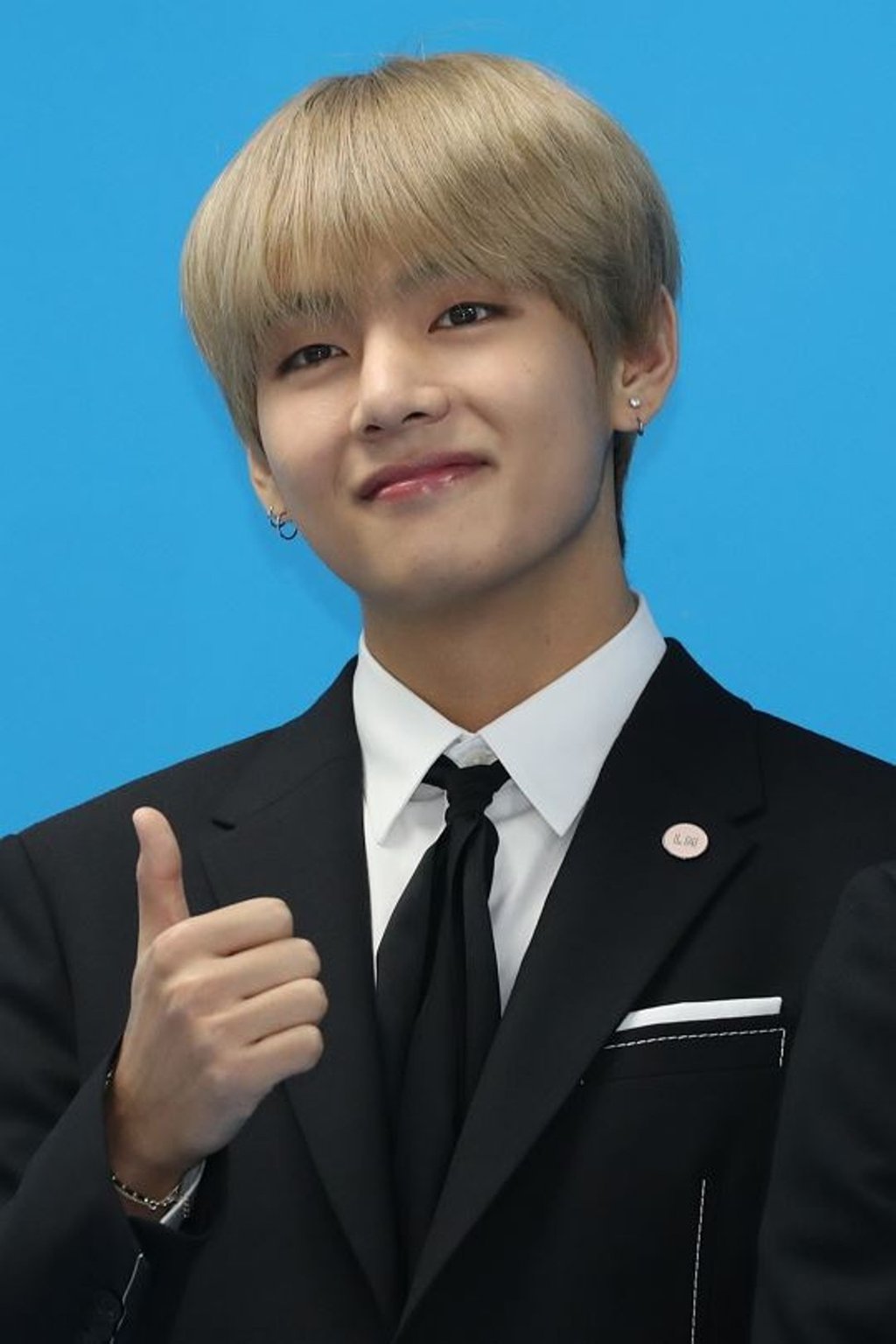V from K-pop boy band BTS. Photo: Yonhap.