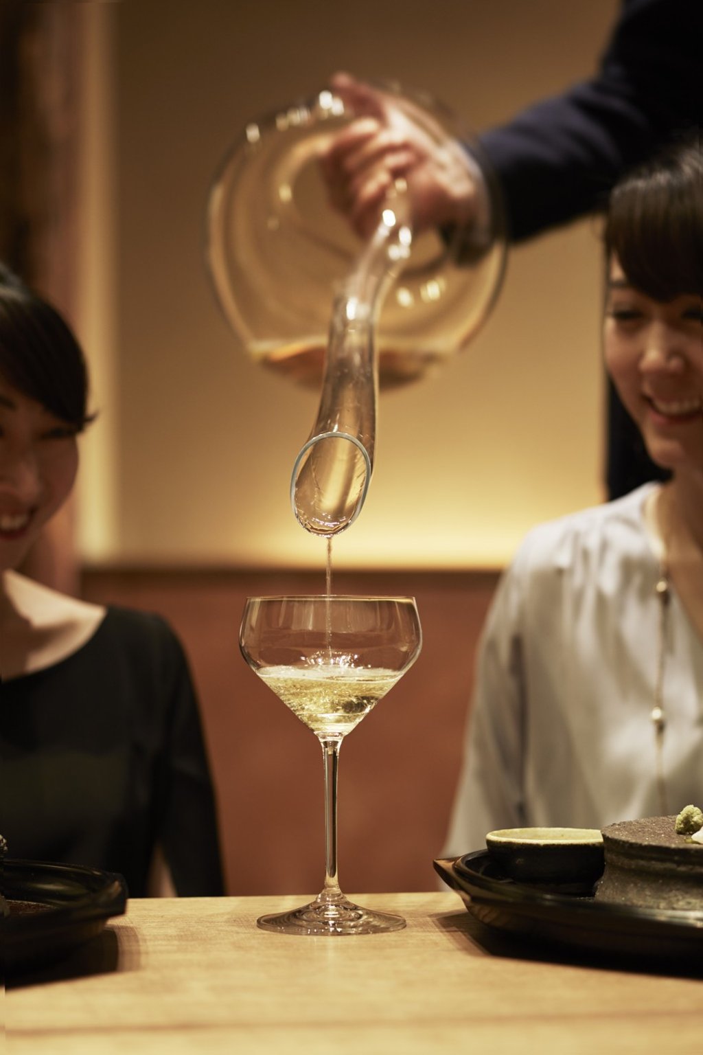 Riedel’s junmai glass is especially made for drinking sake.