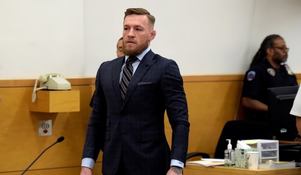Conor McGregor during his court appearance on assault and criminal mischief charges. “I understand the seriousness of the matter and I am hopeful that it gets resolved soon,” he said. Photo: Reuters