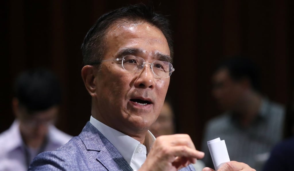 Michael Tien says MTR Corp knew as much as two weeks ago about the construction concerns. Photo: K.Y. Cheng