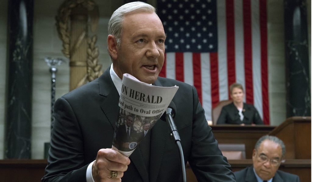 Streaming giant Netflix saw its production of House of Cards seriously disrupted and lost millions of dollars after leading star Kevin Spacey became involved in a sexual assault scandal. Photo: AP