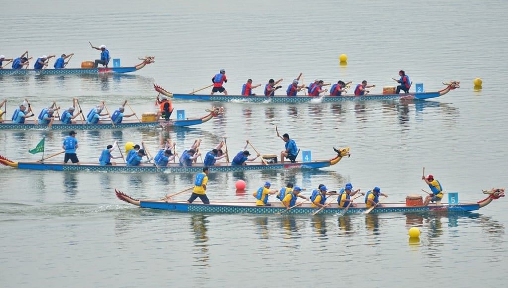 Dragon boat races are held across China and around the world. Photo: Xinhua
