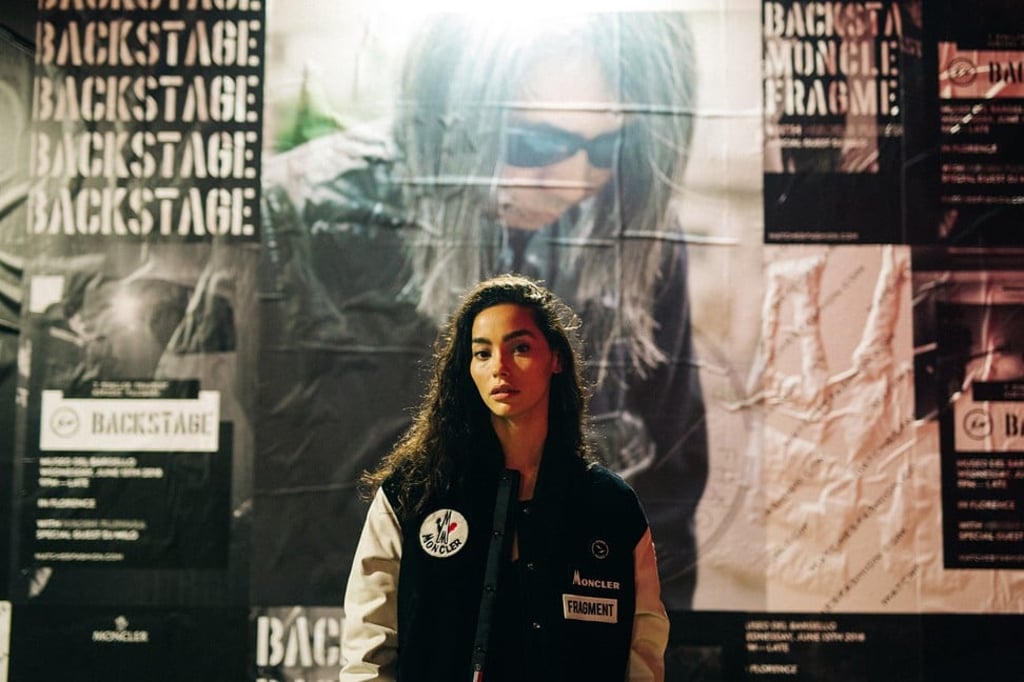 Model Adrianne Ho at the launch of Moncler’s new clothing collection, which takes inspiration from live music culture. Photo: HYPEBEAST Model Adrianne Ho at the launch of Moncler’s new clothing collection, which takes inspiration from live music culture. Photo: HYPEBEAST