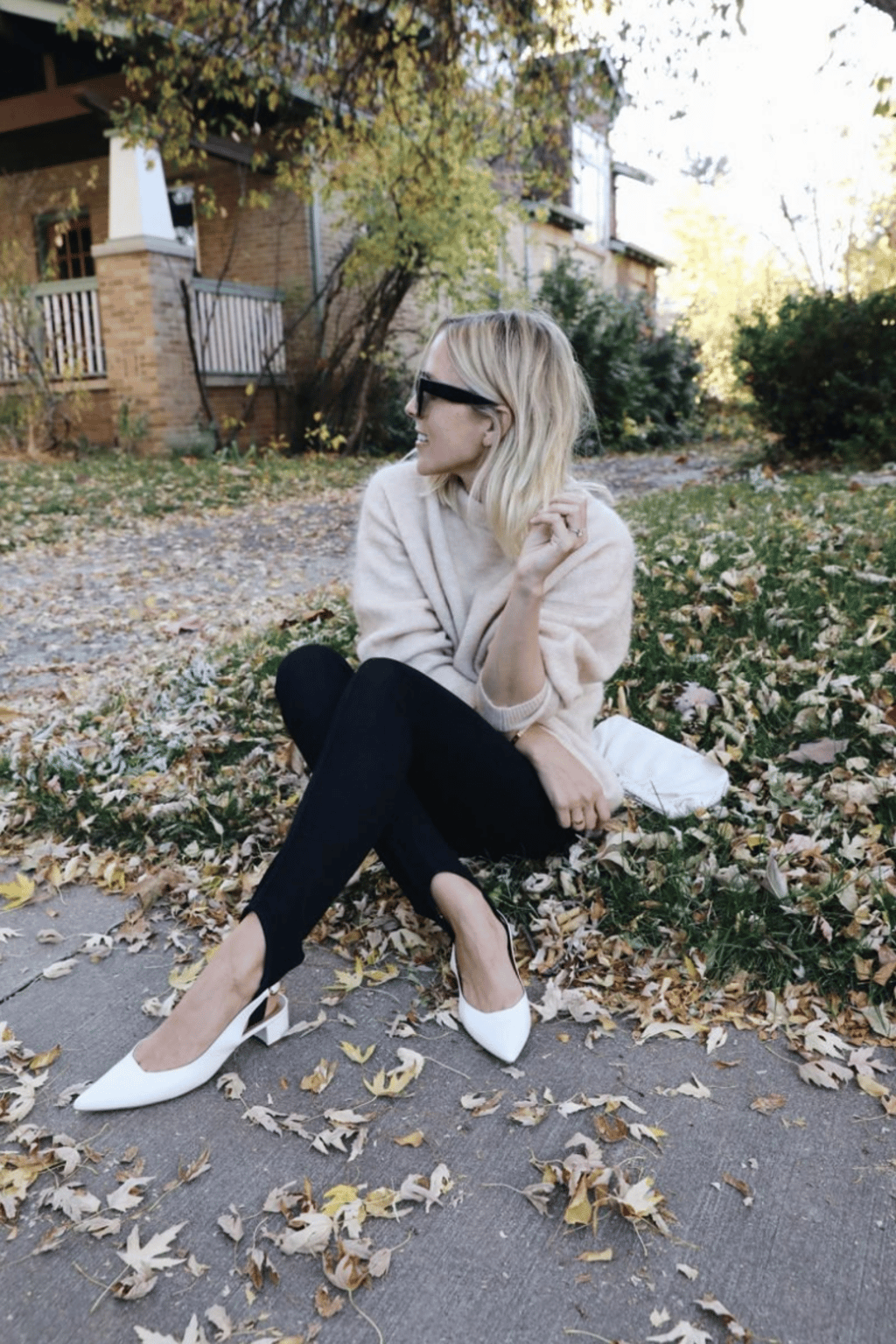 Stirrip leggings are no longer consigned to the 1980s, brands and their followers have made them a style staple once again. Picture: Twitter / @WhoWhatWear