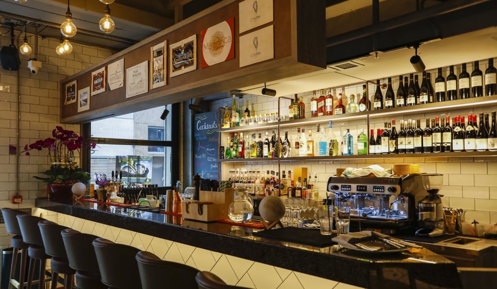 Inside Glow Oyster Bar & Grill in Central. Photo: Tory Ho