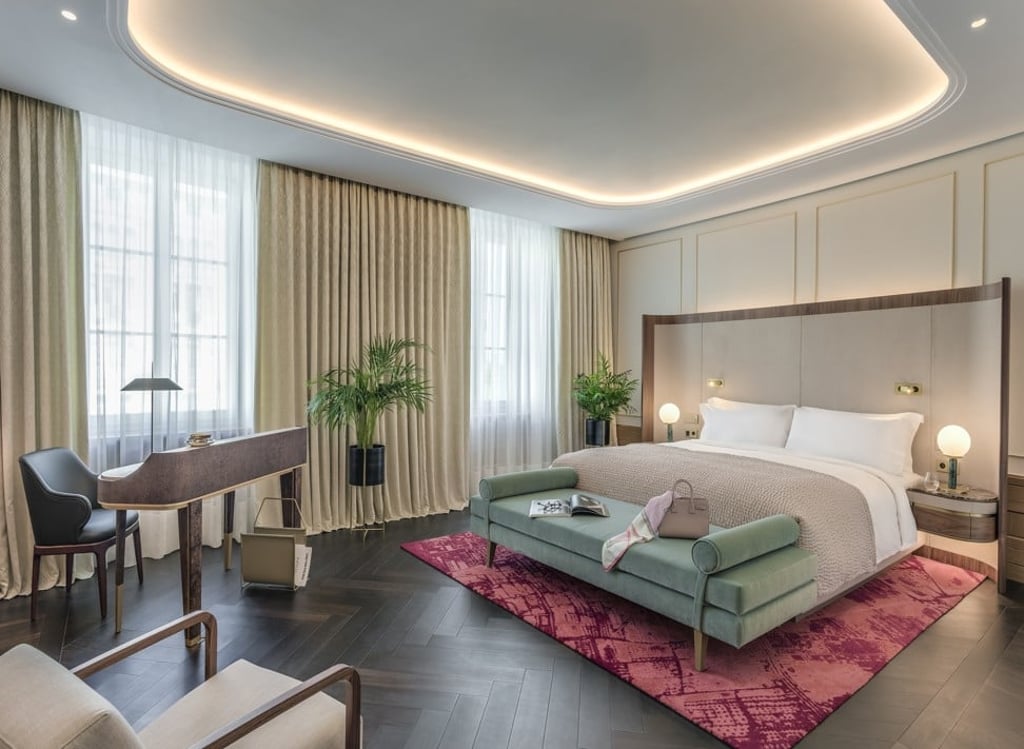 The bedrooms each boast a decor inspired by Polish heritage. The bedrooms each boast a decor inspired by Polish heritage.