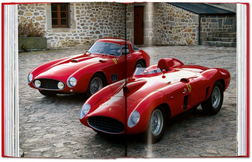 The Ferrari book features never seen photos. The Ferrari book features never seen photos.