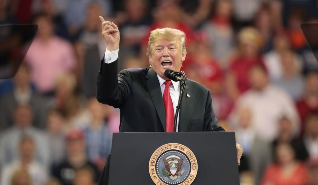 US President Donald Trump has threatened tariffs that could affect as much as US$450 billion worth of Chinese imports. Photo: AFP US President Donald Trump has threatened tariffs that could affect as much as US$450 billion worth of Chinese imports. Photo: AFP