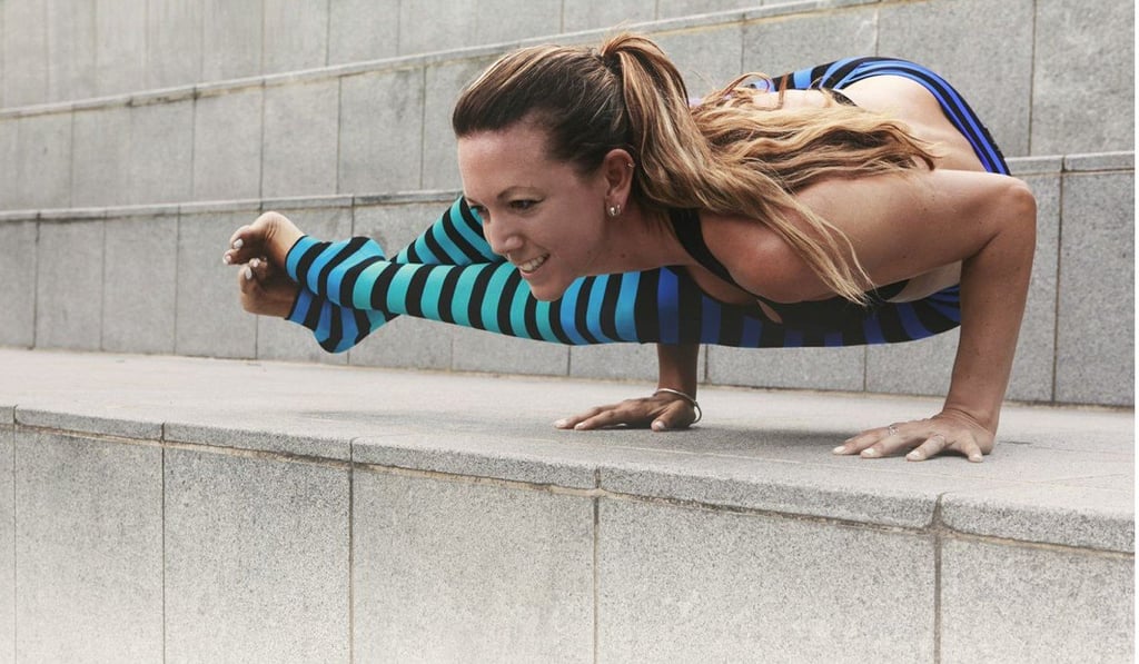 Charlotte Johnson does the eight-angle pose. Photo: Inga Beckmann Photography