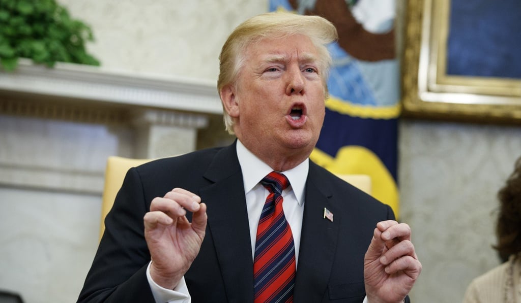 US President Donald Trump said Washington would consider slapping tariffs on a further US$200 billion of Chinese products. Photo: AP