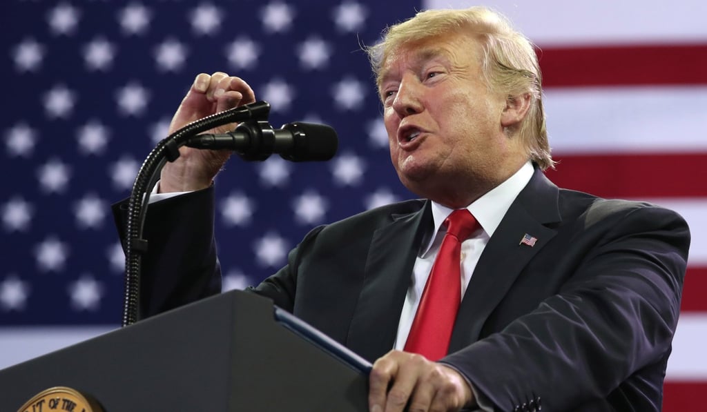 US President Donald Trump’s additional tariffs on Chinese goods sent Chinese stocks lower. Photo: Reuters