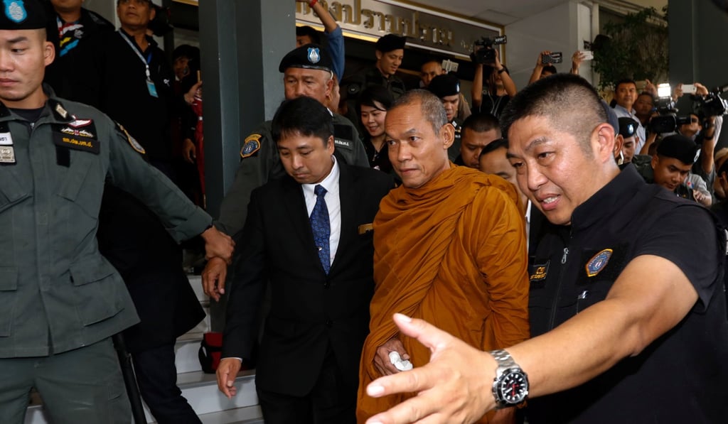 Phra Buddha Issara, an activist monk, was among the prominent monks arrested by the Thai junta in May. Photo: Reuters