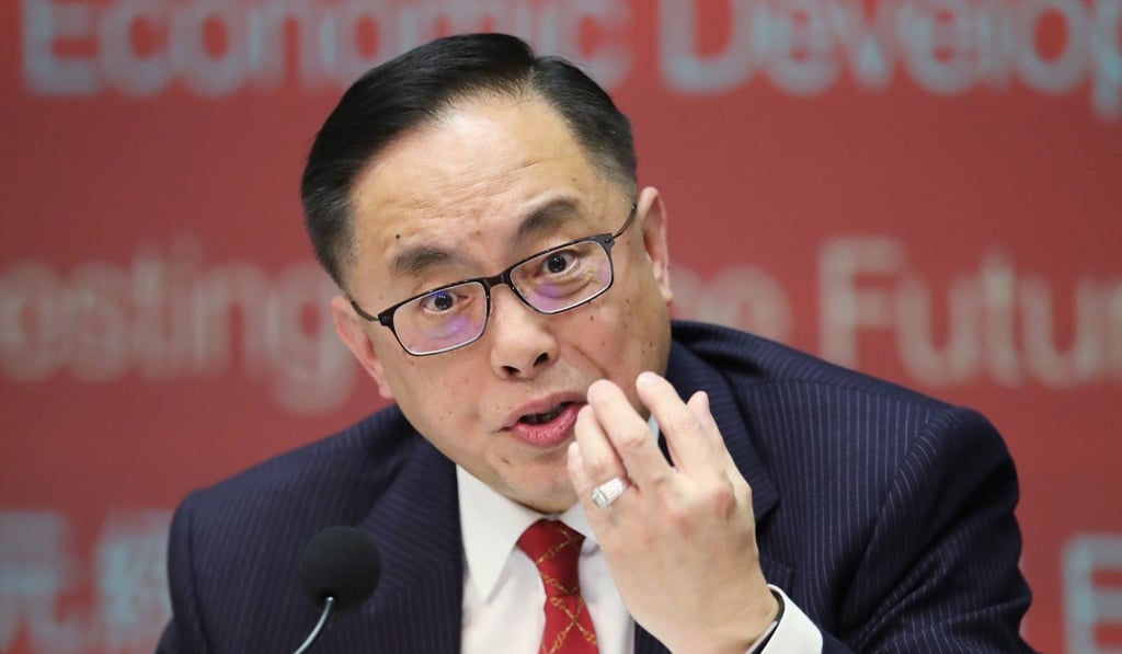 Secretary for Innovation and Technology Nicholas Yang Wei-hsiung has described her relationship with Law as one of ‘harmony in differences’. Photo: Edward Wong