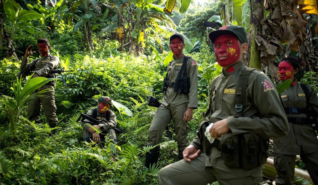 File photo of guerillas from the New People’s Army (NPA) in the Sierra Madre mountain range, east of Manila. Photo: AFP