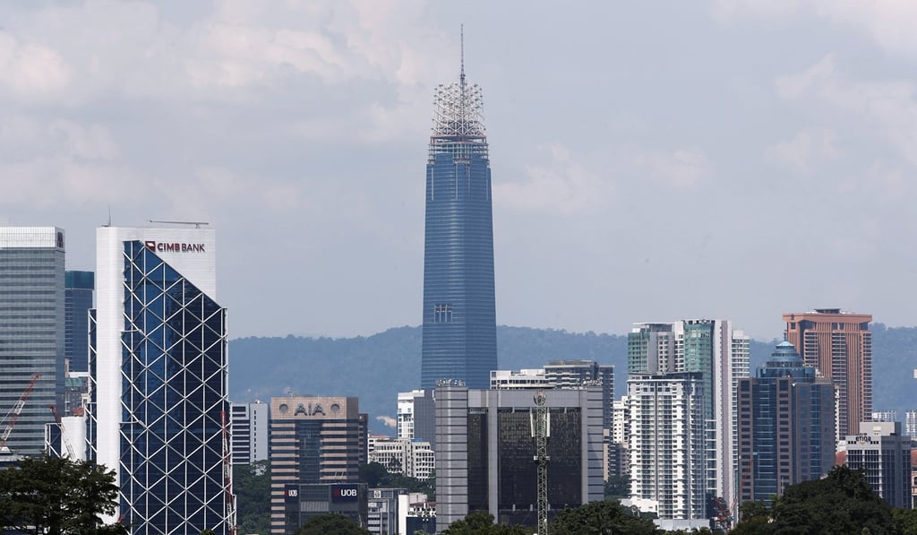 A view of the The Exchange 106 being built in Kuala Lumpur, a development being built using 1MDB funds. Photo: Reuters